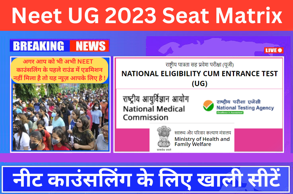 Neet UG 2023 Seat Matrix