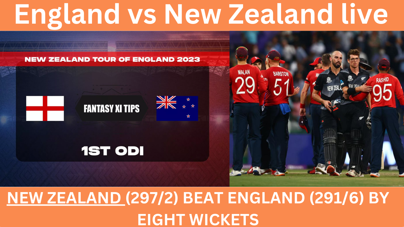 England vs New Zealand live