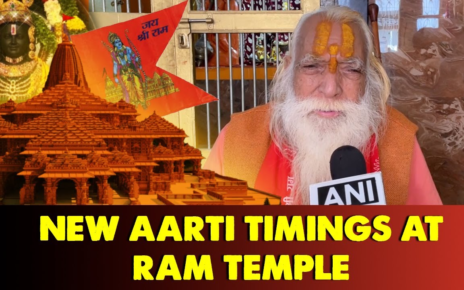 UP Ayodhya Ram Temple Trust issues aarti