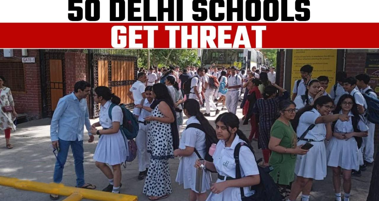 Bomb threat to about 100 schools in Delhi